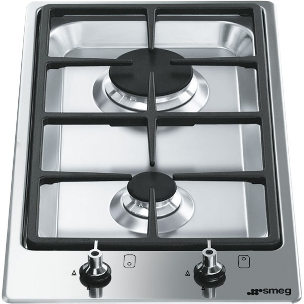 Smeg PGF32G 30cm Wide 2 Zone Domino Gas Hob