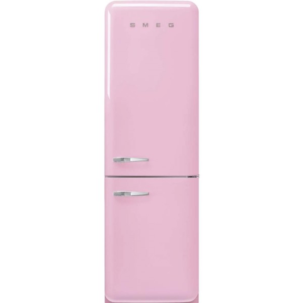 Smeg FAB32RPK5UK 60cm Wide Retro Pink Freestanding Fridge Freezer