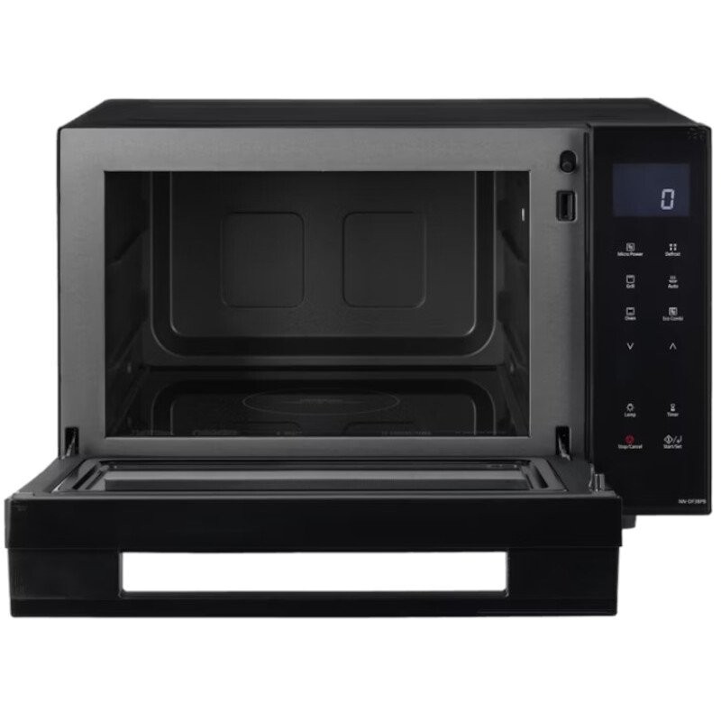 PANASONIC NN-DF38PBBPQ 23L Flatbed Compact Combination Microwave - Black