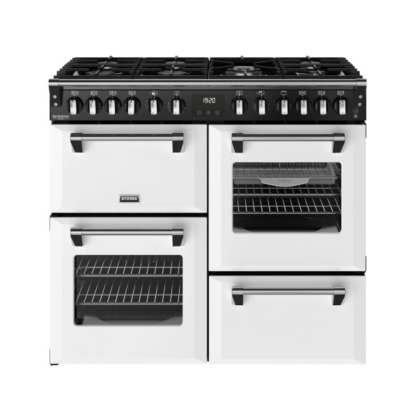 Stoves 444412016 Richmond Deluxe 100cm Wide Dual Fuel Range Cooker