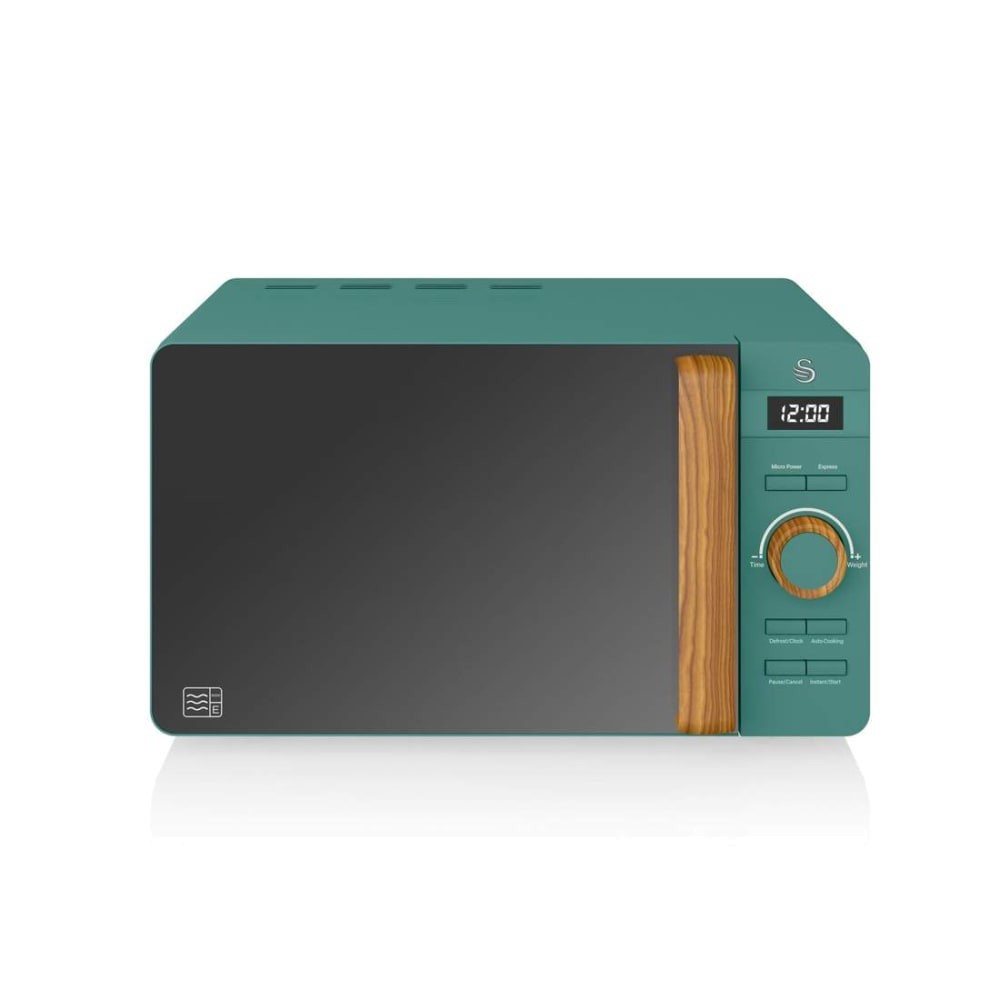 Swan SM22036LGREN 20L Nordic Digital Green Microwave