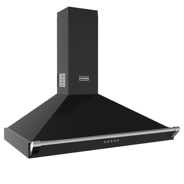 Stoves Richmond 100PYR Black Pyramid Chimney Hood