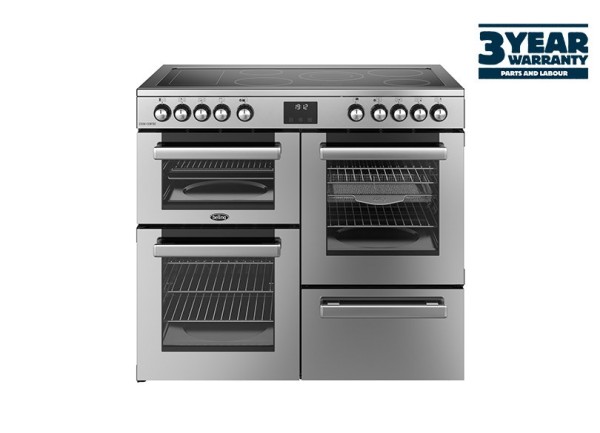 Belling Cookcentre 100E Stainless Steel Range Cooker