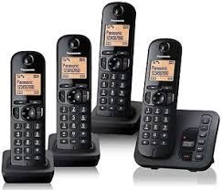 Panasonic KXTGC224EB 4 Pack DECT Phone