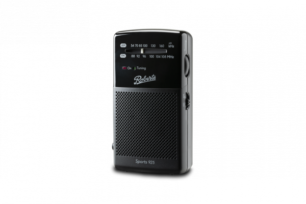 Roberts Sports 925 Black Pocket Radio