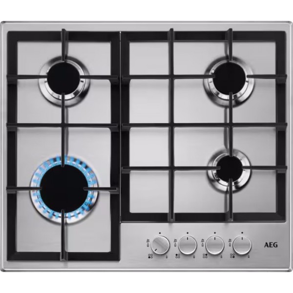 AEG HGE64200SM 60cm Wide 4 Burner Gas Hob