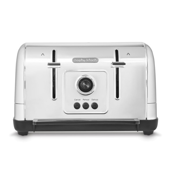 Morphy Richards 240130 Venture Retro 4 Slice Silver Toaster