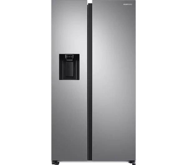 Samsung RS68A884CSLEU American Style Fridge Freezer Aluminium Finish With Plumbed Water & Ice