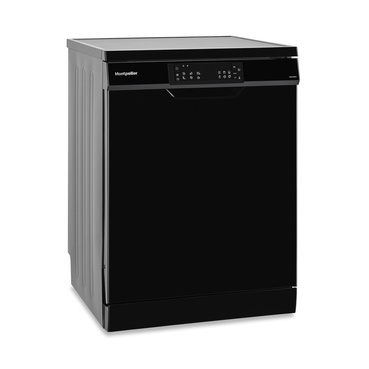 Montpellier MDW1363K 60cm Freestanding Dishwasher in Black