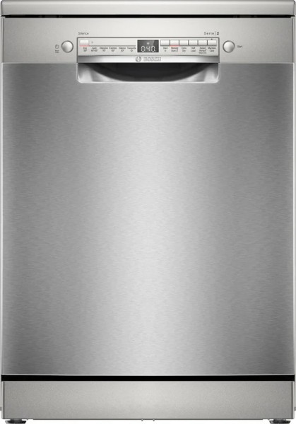 Bosch Series 2 SMS2HVI06G Freestanding Dishwasher with SpeedPerfect+, Silver