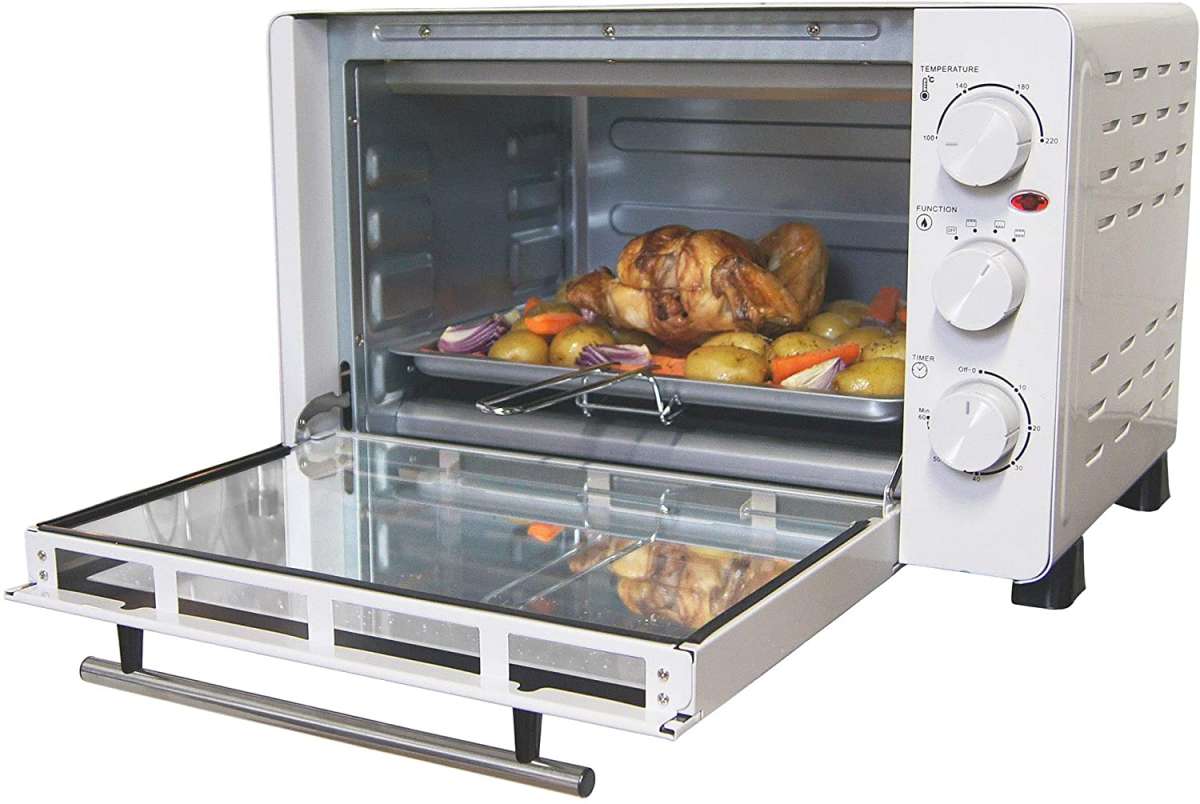 iGenix IG7131 30L Mini TableTop Oven in White G Craggs Ltd