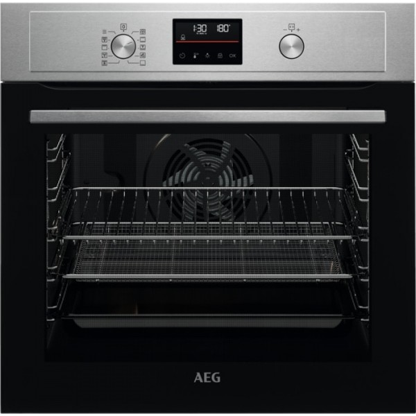 AEG BPX535A61M 60cm Wide Pyrolytic Built In Electric Single Oven