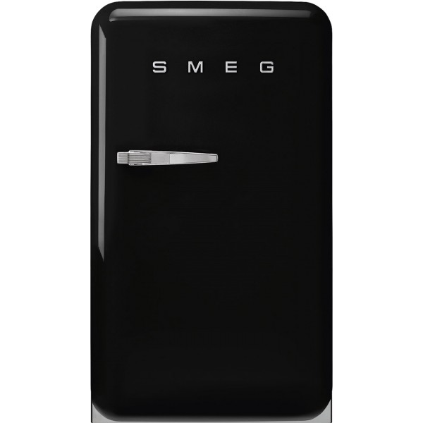 Smeg FAB10HRBL5 55cm Wide Retro Black Freestanding Fridge