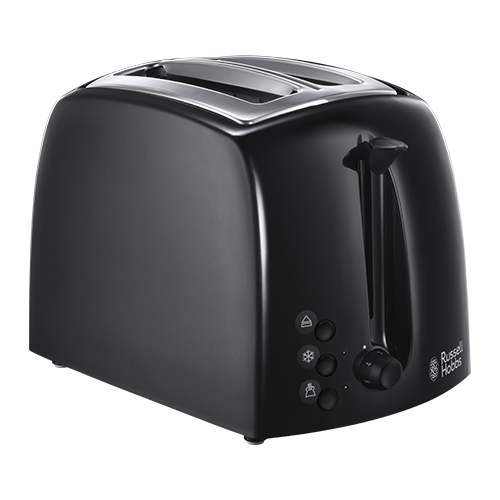 Russell Hobbs 21641 Textures 2 Slice Black Toaster