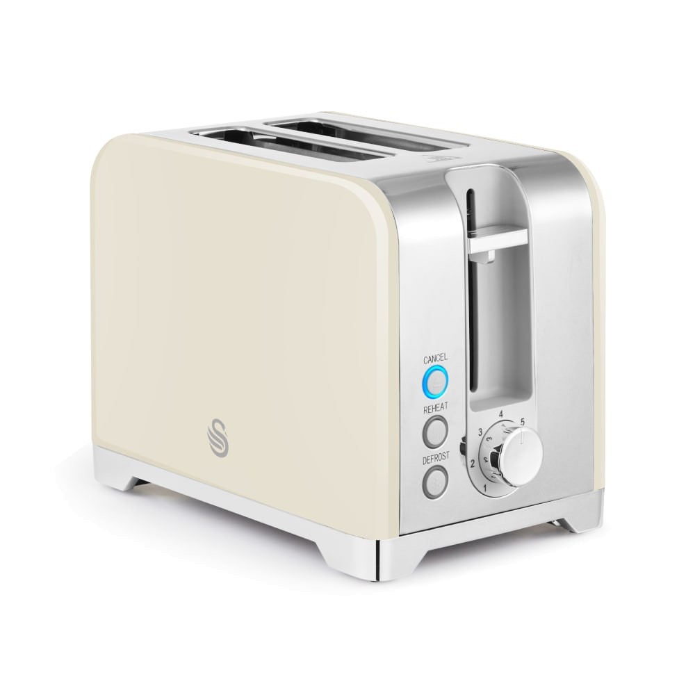 Swan ST19031CRM Solace 2 Slice Cream Toaster