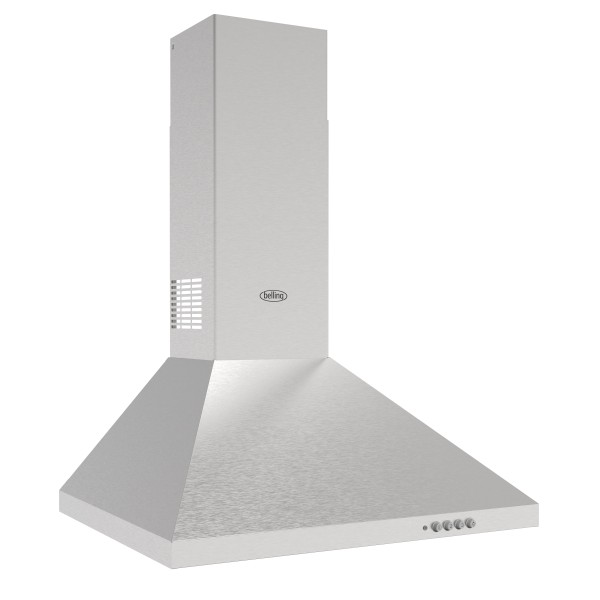 Belling 603PYR 60cm Stainless Steel Chimney Hood