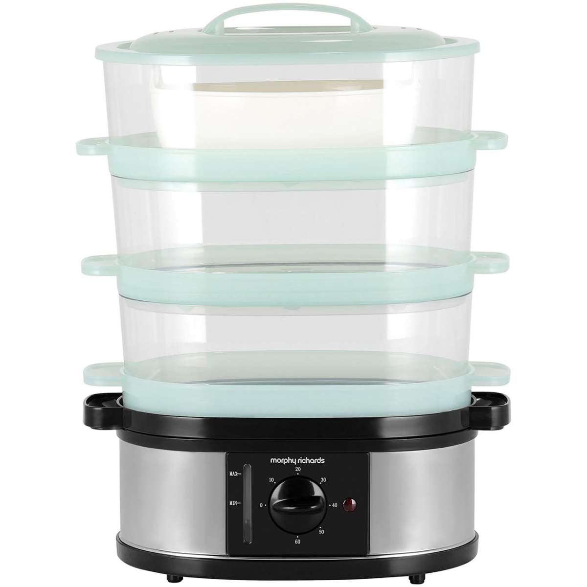 Morphy Richards 48755 3 Tier Food Steamer in Stainless Steel G Craggs Ltd