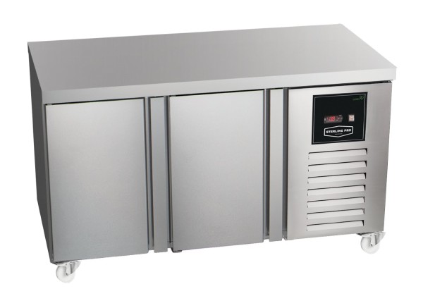 Sterling Pro SPI-6-150-20-S Green 150cm Wide 153L 2 Doors Counter Fridge
