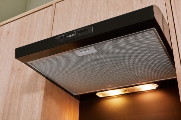 Hotpoint PSLMO65FLSK 60cm Wide Integrated Cooker Hood