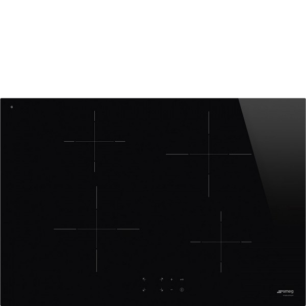 Smeg SI2741D 75cm Black Induction Hob