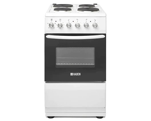 Haden HES050W 50cm Solid Plate Hob Electric Cooker