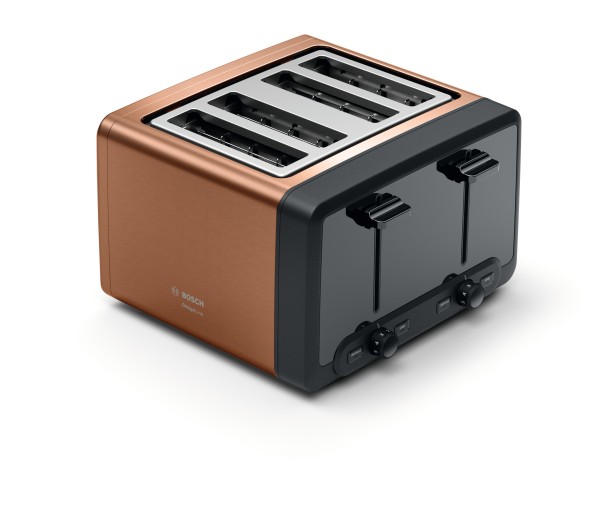 Bosch TAT4P449GB DesignLine 4 Slice Copper Toaster