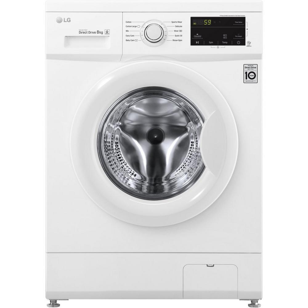LG F4MT08W 8 kg 1400 Inverter Direct Drive™ Washing Machine - WHITE - A ...