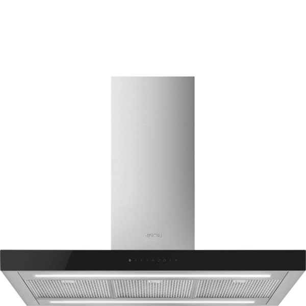 Smeg KBTI9L4VN 90cm Island Stainless Steel Cooker Hood