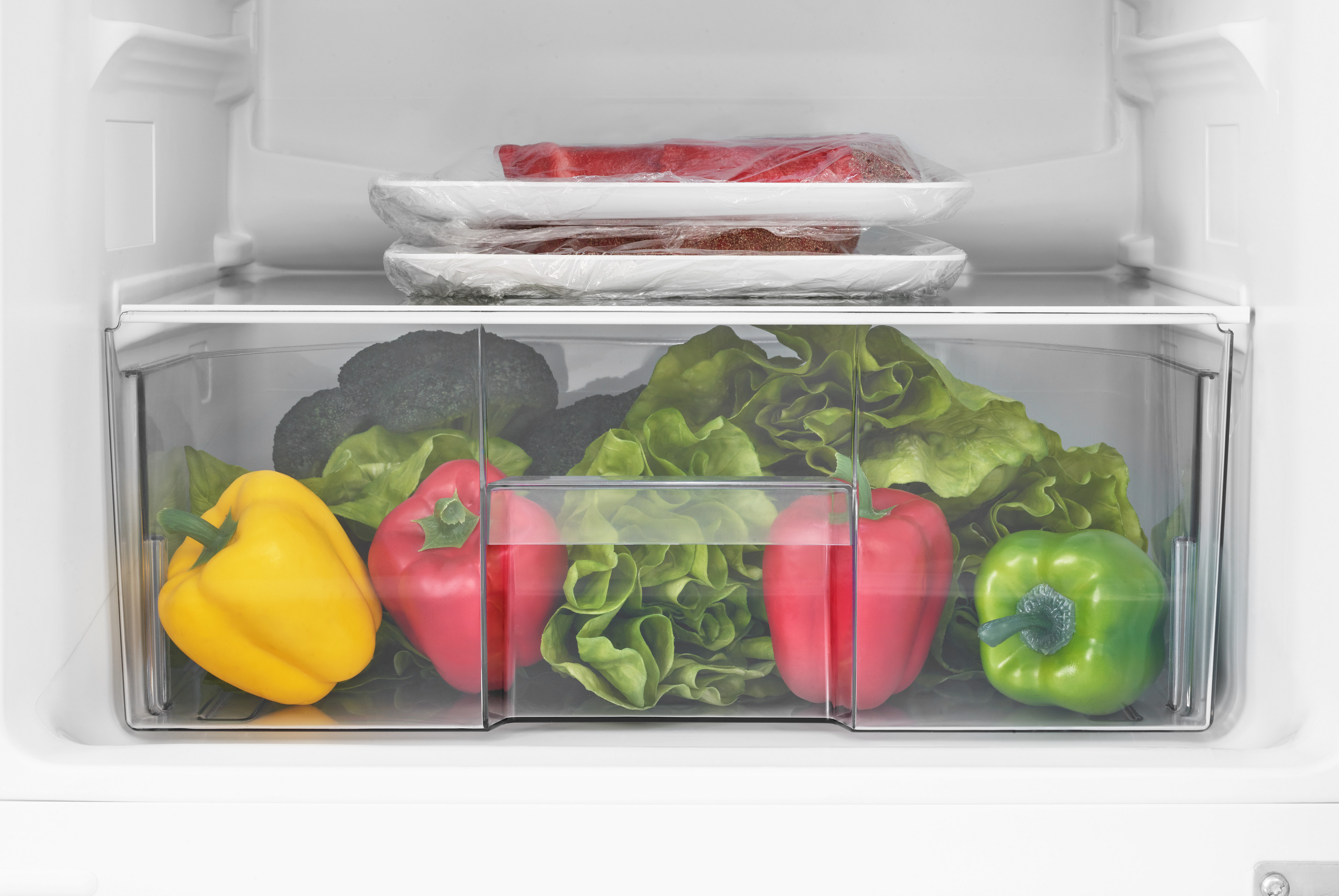 Beko CFG1501W 201cm Tall Frost Free Fridge Freezer in White 4060