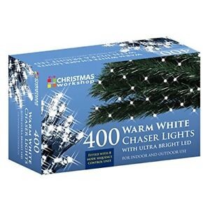 Christmas Workshop 400 LED Chaser Light Set Warm White