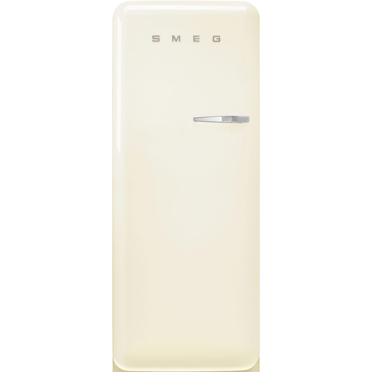 Smeg FAB28LCR5UK 60cm Wide Cream Left Hinge Freestanding Fridge