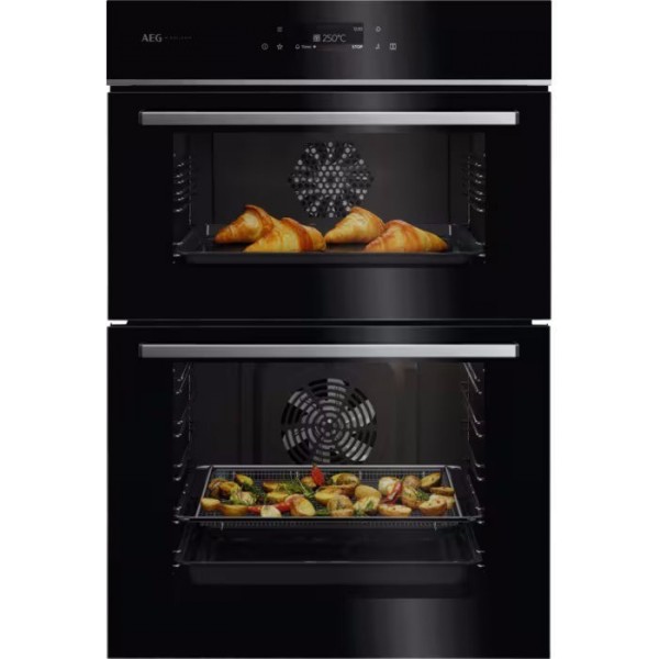 AEG GE7CP61FB Catalytic 60cm Wide Built In Electric Double Oven