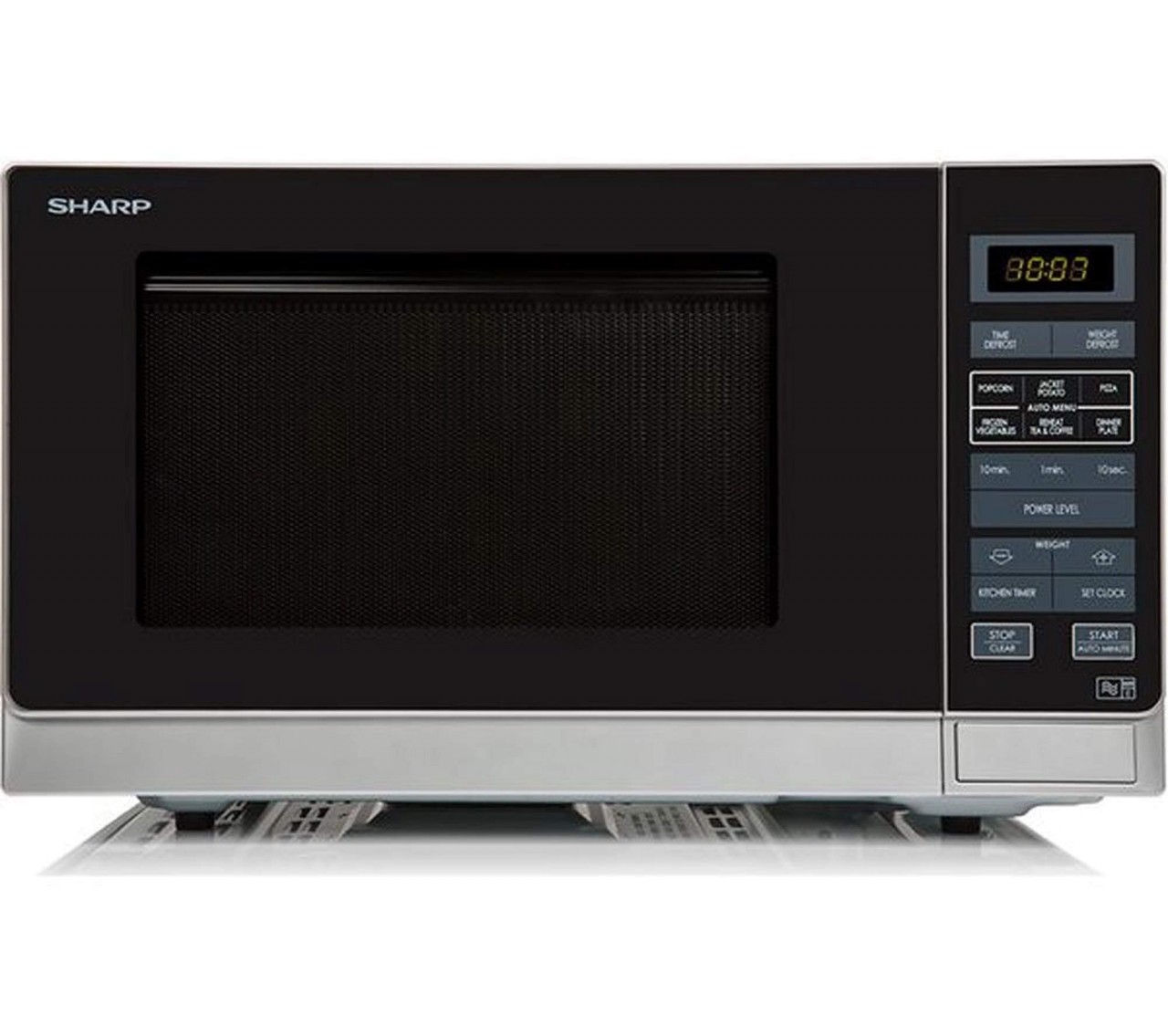 Sharp R272WM 800W 25L Solo White Microwave