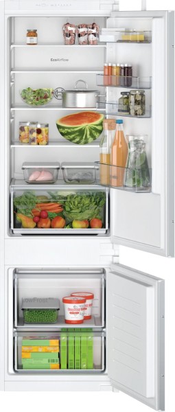 Bosch KIV87NSE0G Series 2 178cm Tall Low Frost Built In Fridge Freezer