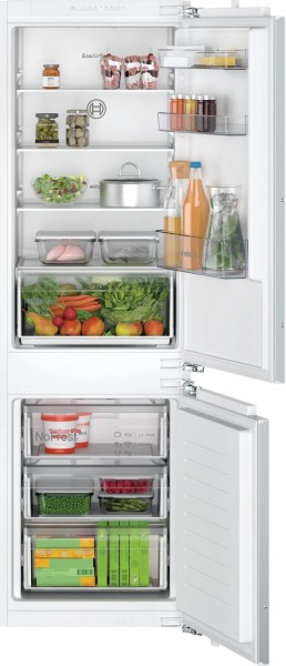 Bosch KIN86NFE0G Series 2 178cm Tall Frost Free Built-in Fridge Freezer