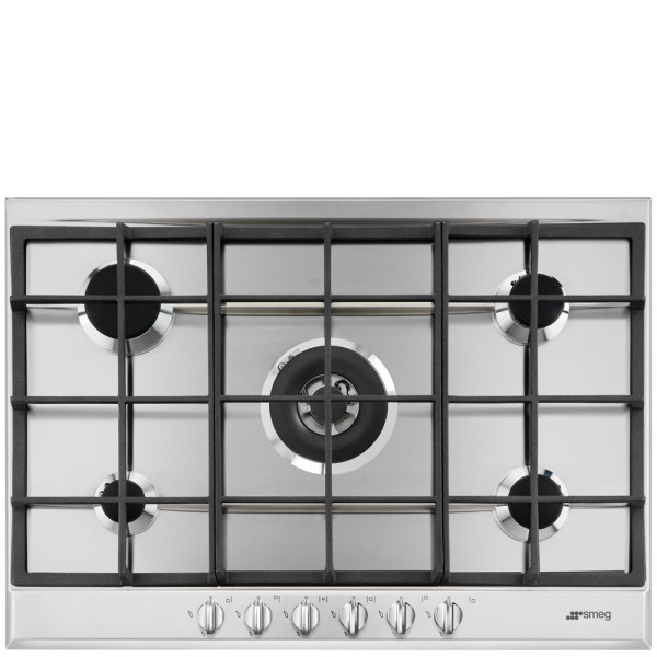 Smeg P272XGH 75cm Cucina Stainless Steel Gas Hob
