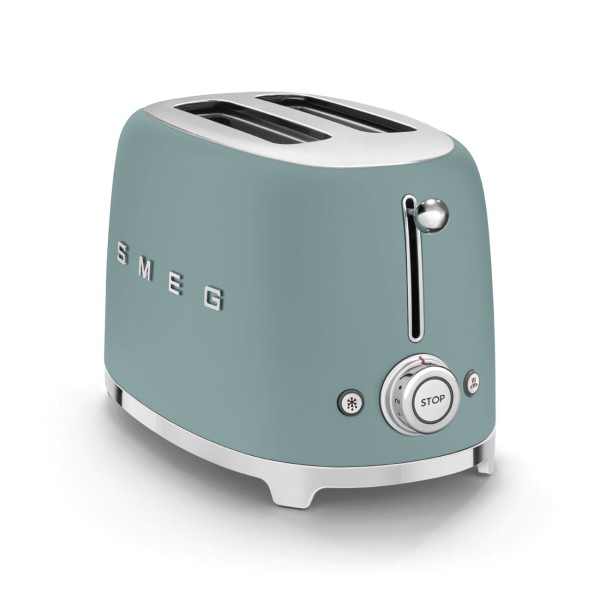 Smeg TSF01EGMUK Retro Matte Emerald Green 2 Slice Toaster