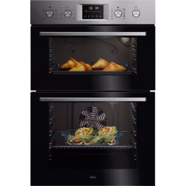 AEG OU5CP40M Catalytic 60cm Wide Built In Electric Double Oven