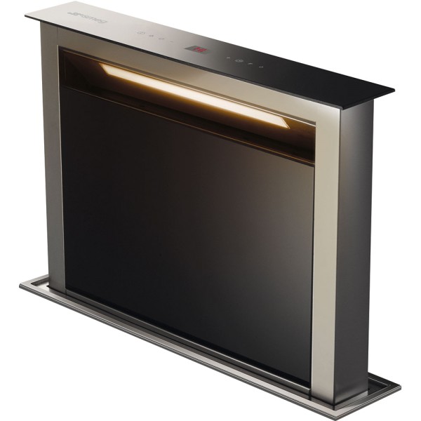 Smeg KDD60VXE -3 60cm Wide Island Black Downdraft Cooker Hood