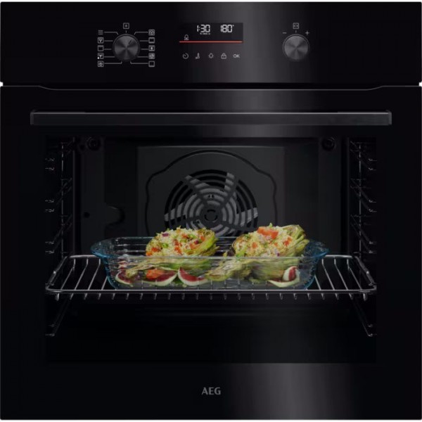 AEG OU5PB40XK 5000 Pyrolytic 60cm Wide 72L Built In Electric Single Oven