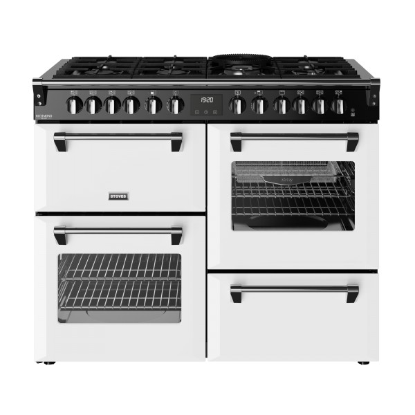 Stoves 444412028 Richmond Deluxe 110cm Wide Dual Fuel Range Cooker