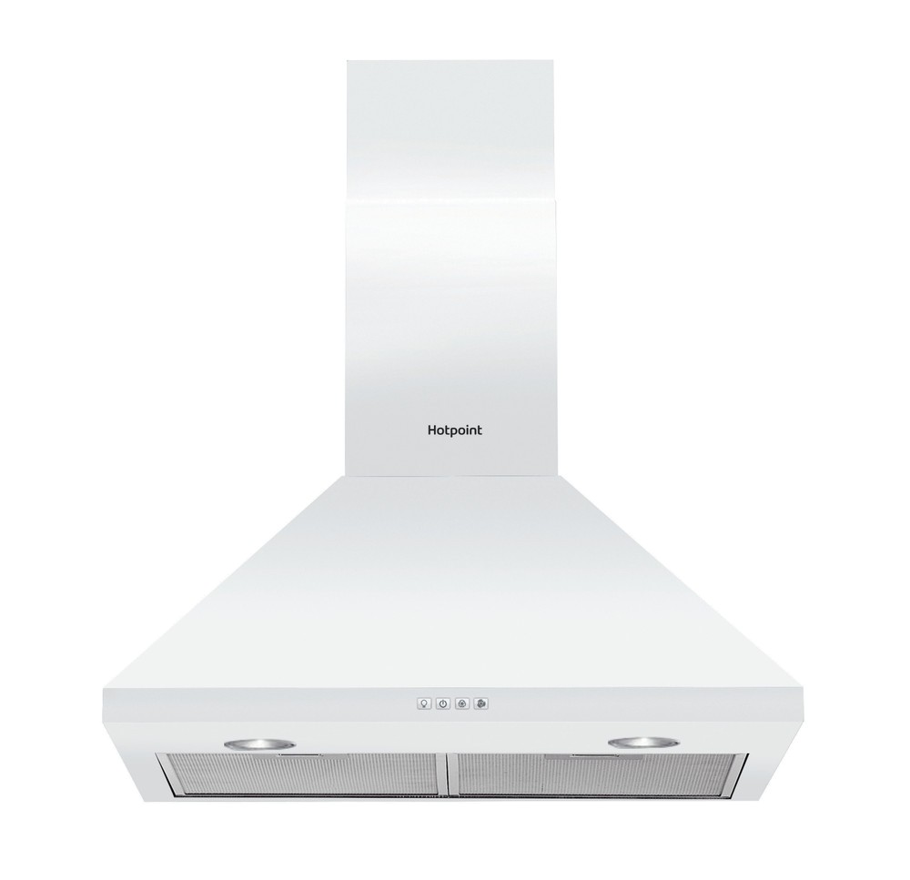 Hotpoint PHPC65FLMX 60cm Wide Angled Chimney Cooker Hood