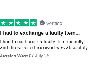 G Craggs Trustpilot