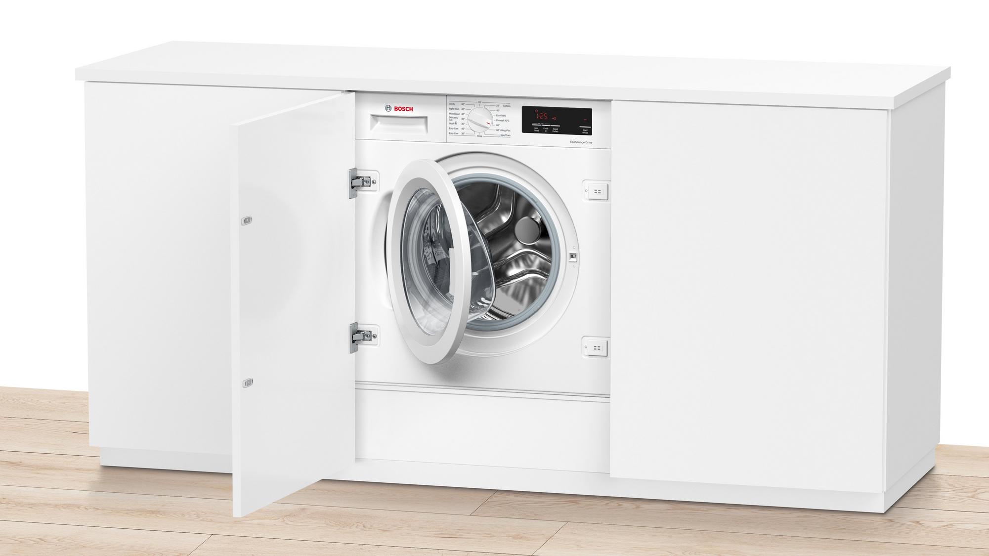 Bosch WIW28301GB 8kg Built-In Washing Machine with EcoSilence Drive™ in ...