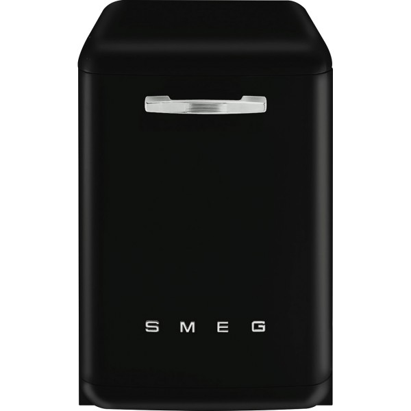 Smeg DFFABBL 60cm Retro 50s Style Freestanding Black Dishwasher