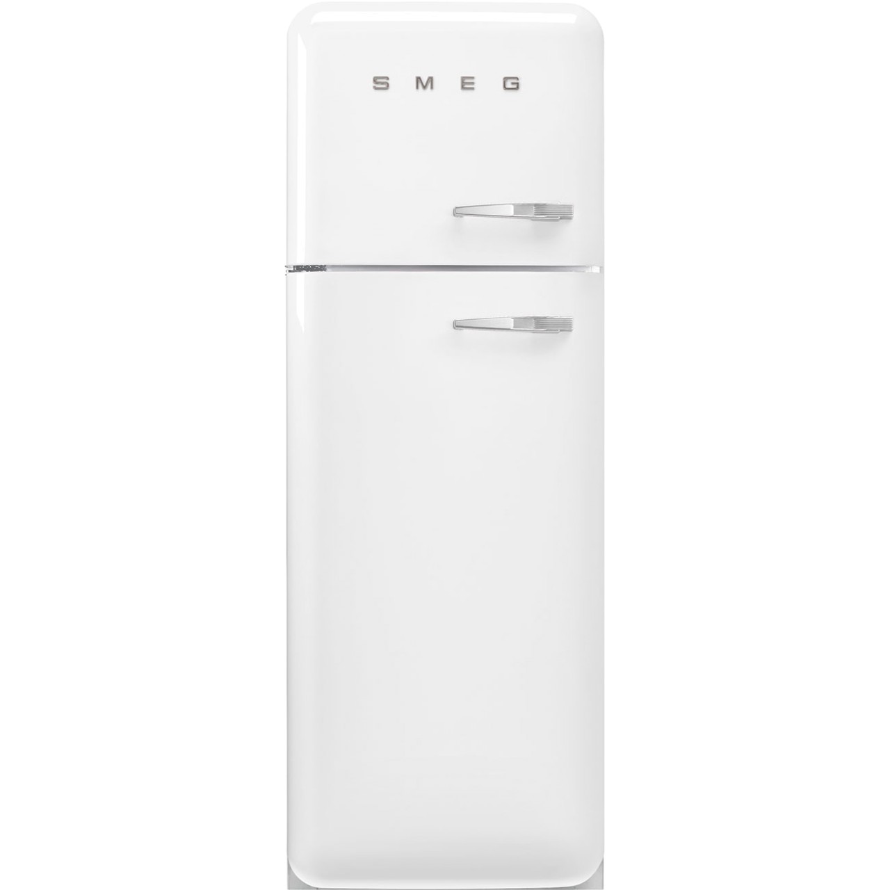 Smeg FAB30LWH5UK 60cm Wide White Left Hinge Freestanding Fridge Freezer