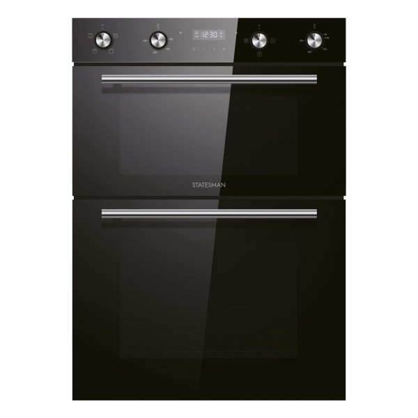 Statesman BDM373BL 60cm Wide Built In Double Oven