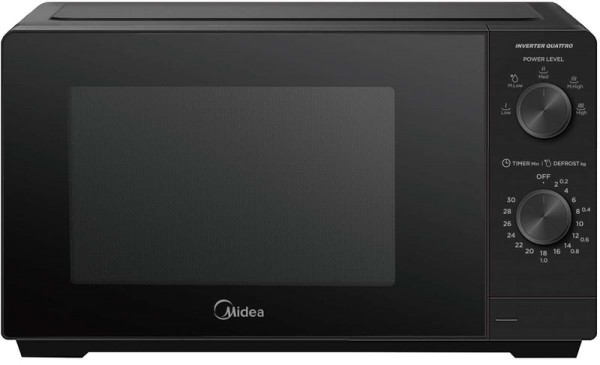 Midea MMOP01MZ-BK 20L 700W Solo Black Microwave