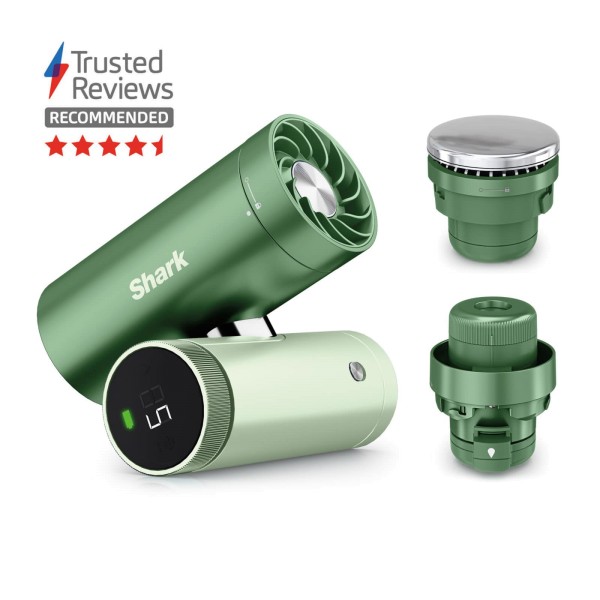 Shark FA022UKGN Green ChillPill 3-in-1 Fan, Mist and InstaChill System