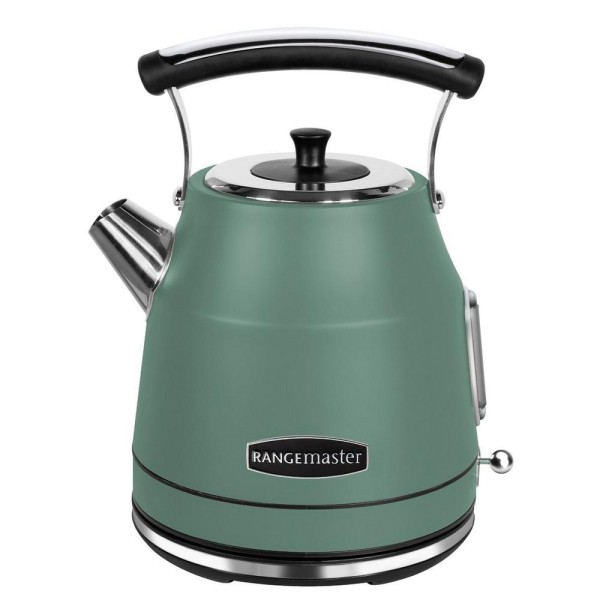 Rangemaster RMCLDK201MG 1.7L Traditional Kettle in Mineral Green G Craggs Ltd